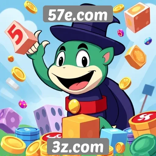 Variedade de jogos disponíveis no site 57e.com